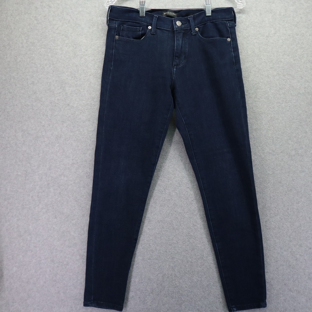 Banana Republic Jeans Womens 28 Skinny 5-Pocket Stretch Premium Denim Dark Blue